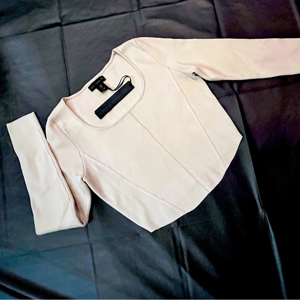 NWT House of Harlow L/S Knit Top 
Neutral color. Part of 3 for $30